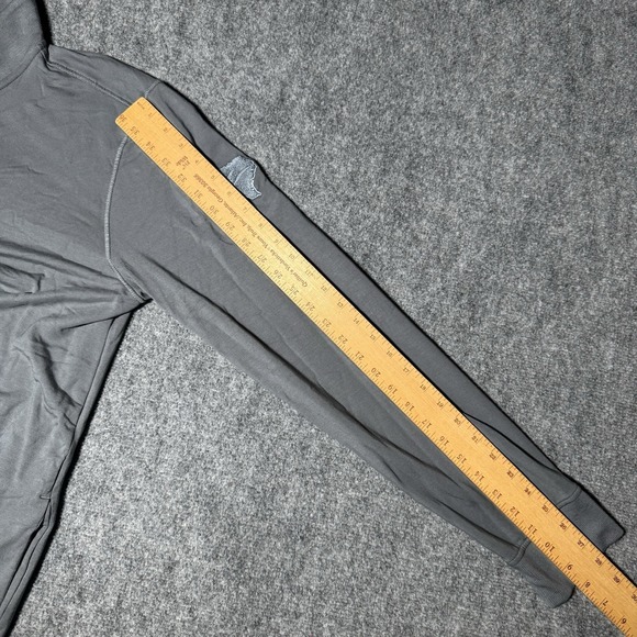 Travis Mathew Newport 1/4 Zip Fleece Mens Large Shade Gray Golf Embroidered NEW - Picture 10 of 14